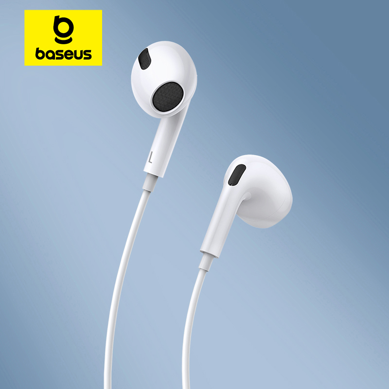 Type C Wired Earphones With Mic - Baseus C17 auriculares con cable tipo