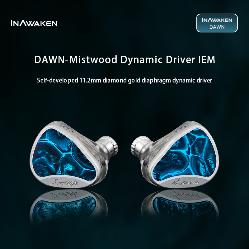 Planar Magnetic Iem Earphones - INAWAKEN Dawn Mistwood - Auriculares Intrauditivos