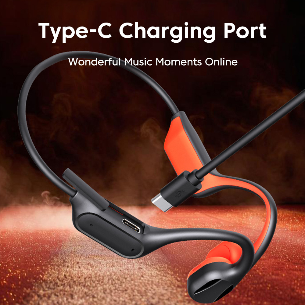 Anc Wireless Over Ear Headphones - Auriculares deportivos de conducción ósea, Bluetooth