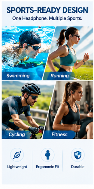 Auriculares de conducción ósea - Bone Conduction Running Headphones reseña y precio