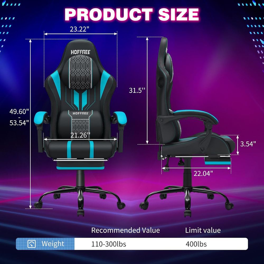 Silla Gamer con Luces LED, Alt - Speakers reseña y precio